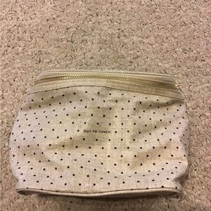 KATE SPADE OUT TO LUNCH INSULATED LUNCH BAG GUC POLKA DOT CLEAN